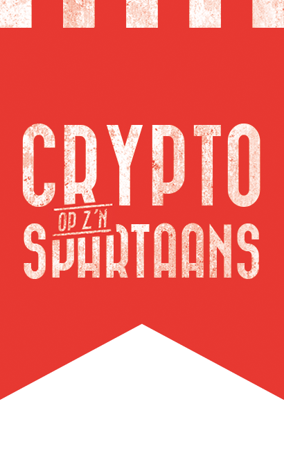 Crypto op z'n Spartaans